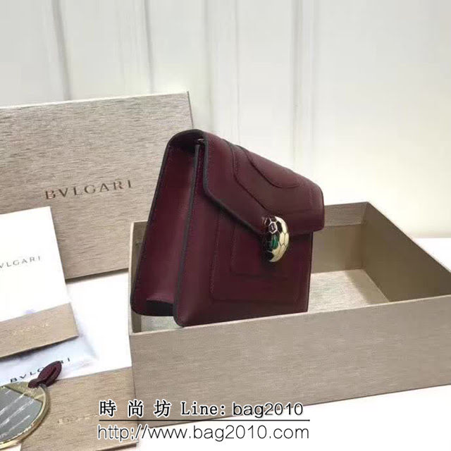 BVLGARI寶格麗 專櫃新款 蛇頭扣環 單層蛇頭包 鏈條單肩斜挎包 B283558 FYD1310